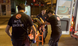 Bursa'da kontrolden çıkan motosiklet devrildi: Kadın sürücü yaralandı