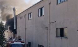 Bursa'da metal fabrikasında yangın