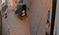 Bursa'da çocukların oynadığı sokağa drift atarak girdi, hızla uzaklaştı