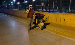 Bursa'da elektrikli motosikletiyle alkollü yakalandı, 52 bin lira ceza yedi