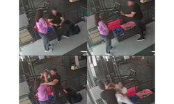 Spor salonunda kadın işletmeciye saldırı: Olay anı kameraya yansıdı