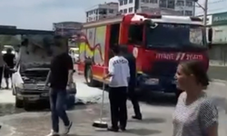 Bursa'da otomobil alevlere teslim oldu