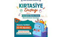 Bursa Büyükşehir’den öğrencilere kırtasiye desteği