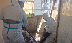 Bursa Nilüfer'de çöp evden tam 28 ton atık çıktı!