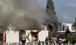 Bursa'da bir anda patlayan trafo paniğe sebep oldu