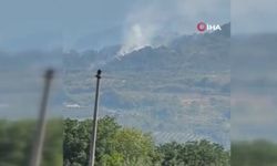 İnegöl'de orman yangını; Havadan ve karadan müdahale başlatıldı