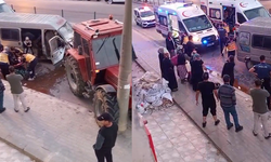Bursa'da 10 kişinin yaralandığı kaza kameraya yansıdı