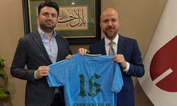 Bursaspor Başkanı Çelik’ten Bilal Erdoğan’a özel forma