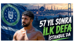 Bursa Büyükşehir güreşçisi tarihi er meydanında