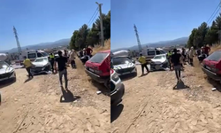 Bursa'da otomobiller kafa kafaya çarpıştı: 6 yaralı