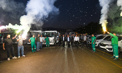 Başkan Erkan Aydın gün doğmadan temizlik emekçileriyle buluştu