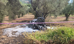 Bursa’da otomobil zeytinliğe uçtu, alev aldı: 1 ölü, 5 yaralı