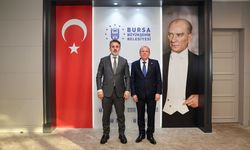 BTSO Başkanı Matlı’dan Büyükşehir Belediye Başkan Vekili Biba’ya ziyaret