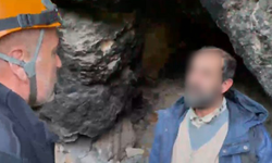 Uludağ'da mağaraya sığınan yaşlı adam için seferber oldular