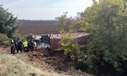 Bursa'da tır tarlaya uçtu: 1 yaralı