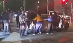 Bursa'da iki aile arasındaki kavga kamerada