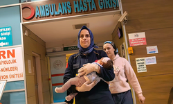 Bursa'da kanepeden düşen bebek beyin kanaması geçirdi