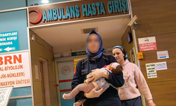 Bursa'da kanepeden düşen bebek beyin kanaması geçirdi