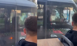 Bursa'da şoförler arasında yol tartışması kamerada