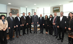 ABD İstanbul Başkonsolosu Michael Lally BTSO’yu ziyaret etti