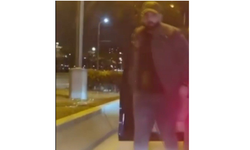 Yol kesen trafik magandaları otomobilde bebek olmasına rağmen tehditlere devam etti