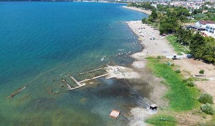 İznik Gölü'nde kuraklık tehlikesi