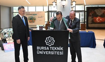 BTSO Başkanı Matlı’dan Bakan Kacır’a Bursaspor atkısı