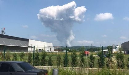 Sakarya'da havai fişek fabrikasındaki patlamadan fotoğraflar