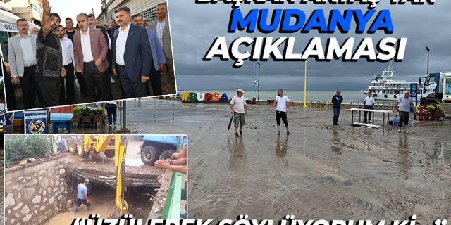 Başkan Aktaş'tan Mudanya'daki sel felaketiyle ilgili açıklama