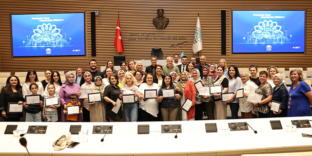 Nilüfer’de sertifikalı kadın gücü