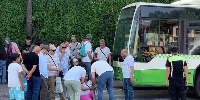 Bursa'da anne ve bebeğine otobüs çarptı