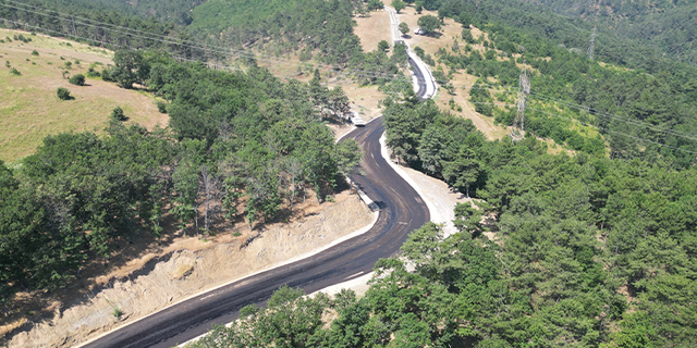 Büyükşehir, Osmangazi'nin Dağakça yolunu yeniledi