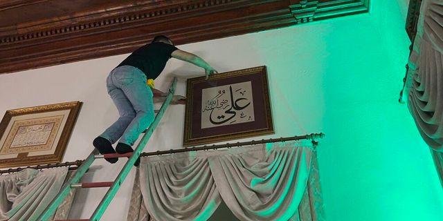 Üftâde Hazretleri'nin makamında baskı levhaları yeniden tefriş edildi