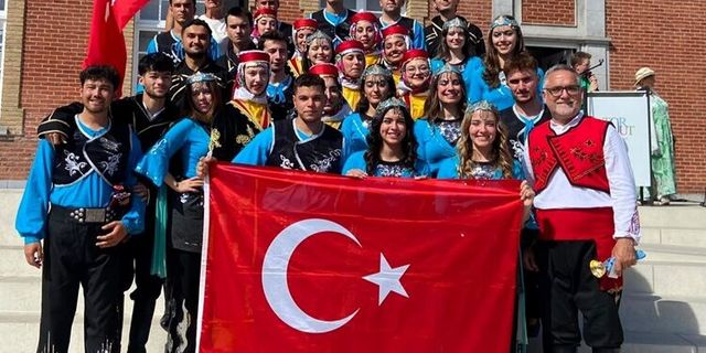 BUÜ Halk Oyunları Topluluğu Belçika’da Türkiye’yi temsil etti