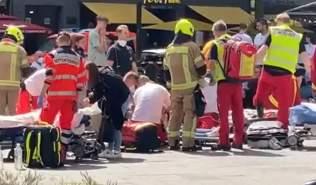 Almanya'da bir araç havalimanında dehşet saçtı