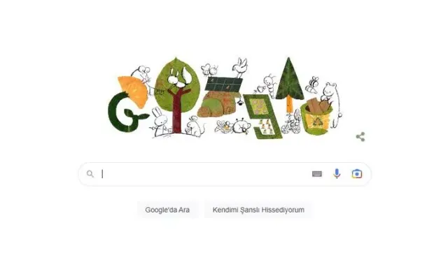 Dünya Günü'nde Google'dan iklim değişikliğine özel doodle