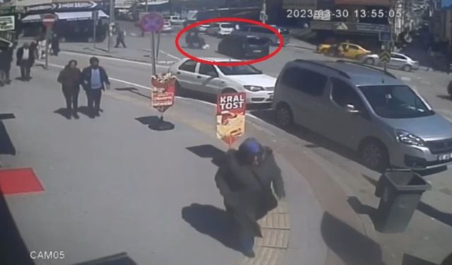 Bursa'da kaza! Motosiklet ile panelvan araç çarpıştı