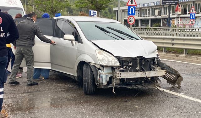 Zonguldak Gökçebey ilçesinde kaza: 4 yaralı