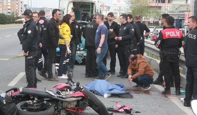 Balıkesir Edremit ilçesinde otomobile çarpan motosiklet sürücüsü Özkan Karamanlı öldü