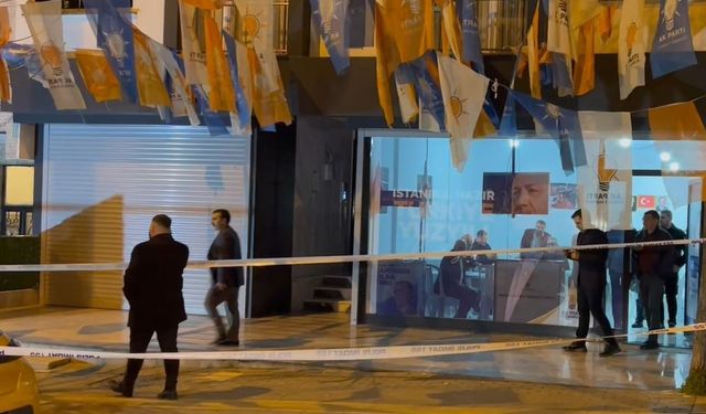 AK Parti Bahçelievler seçim bürosuna silahlı saldırı gerçekleştirildi
