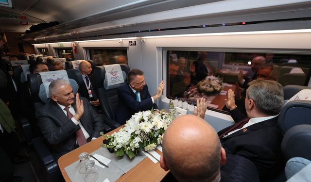 Ankara-Sivas Hızlı Tren Hattında ilk sefer