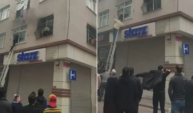 Zeytinburnu'nda bir çocuk video çekerken evi yaktı