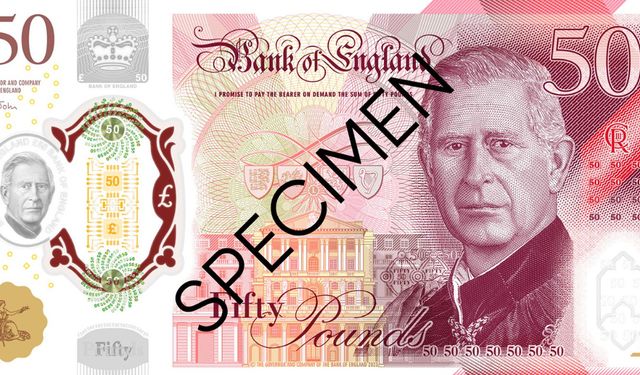 Kral Charles portreli banknotlar 2024'te dolaşıma girecek