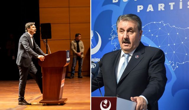 Mustafa Destici ve Erkan Baş arasında şiddetli tartışma