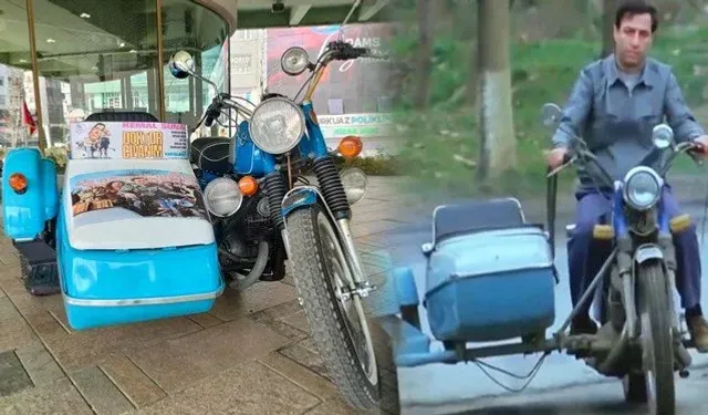 Yeşilçam hatırası motosiklet depremzedeler için satışa çıkarıldı