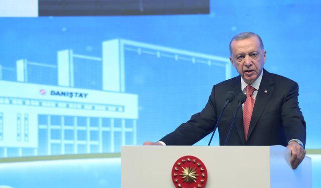 Cumhurbaşkanı Erdoğan, Danıştay yıl dönümü töreninde konuştu