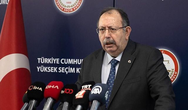 YSK Başkanı Yener milletvekili kesin sonuçlarını açıkladı