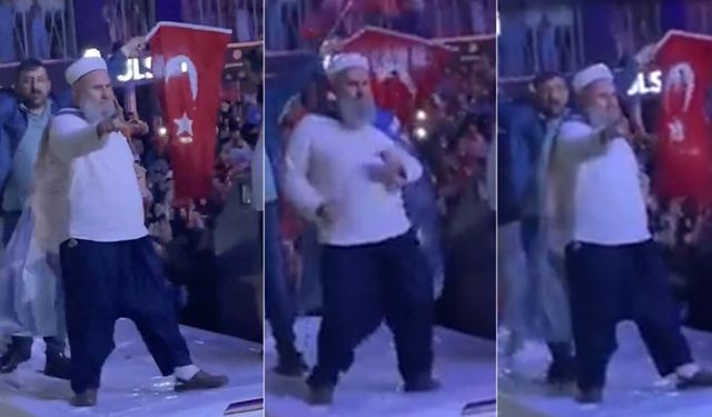 İstanbul Güngören'de vatandaşın seçim dansı gündem oldu