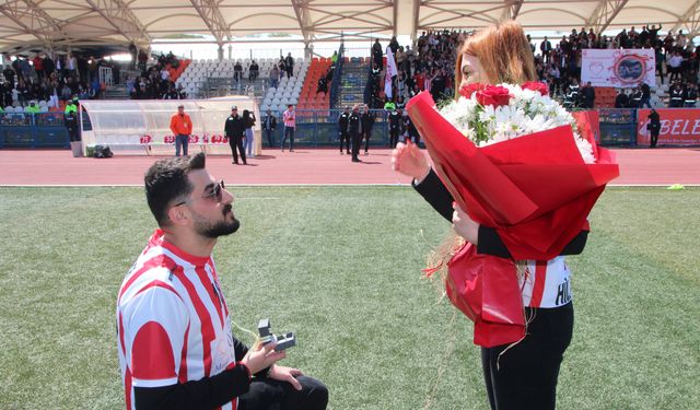 Tanıştıkları Bilecikspor maçında evliliğe ilk adımı attılar
