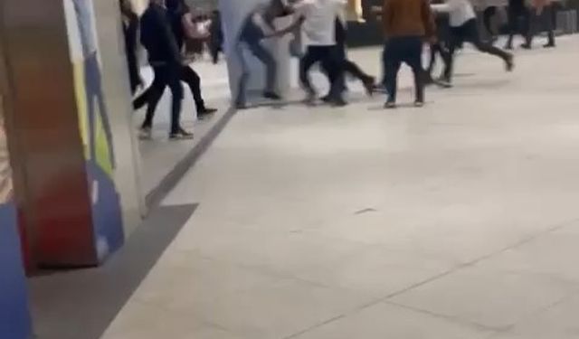 Bursa'da alışveriş merkezinde kavga